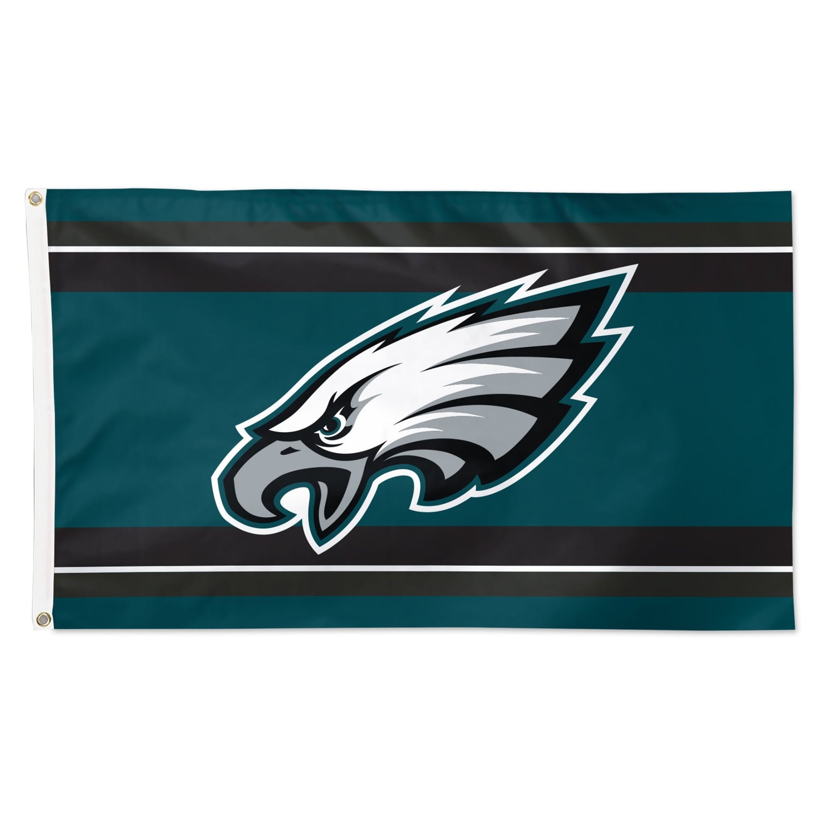 WinCraft Philadelphia Eagles 3′ x 5′ Horizontal Stripe 1-Sided Deluxe Flag