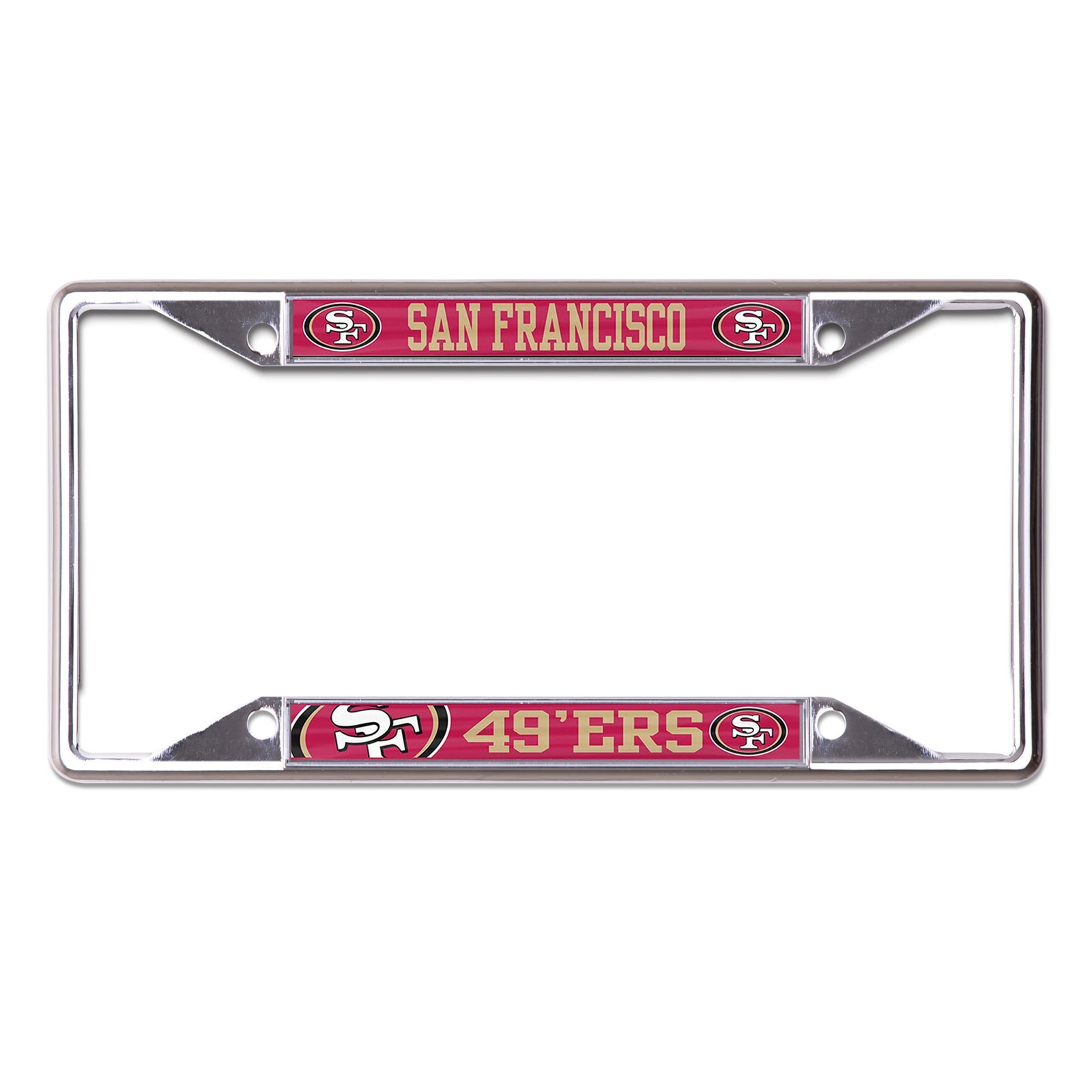 WinCraft San Francisco 49ers Metal License Plate Frame