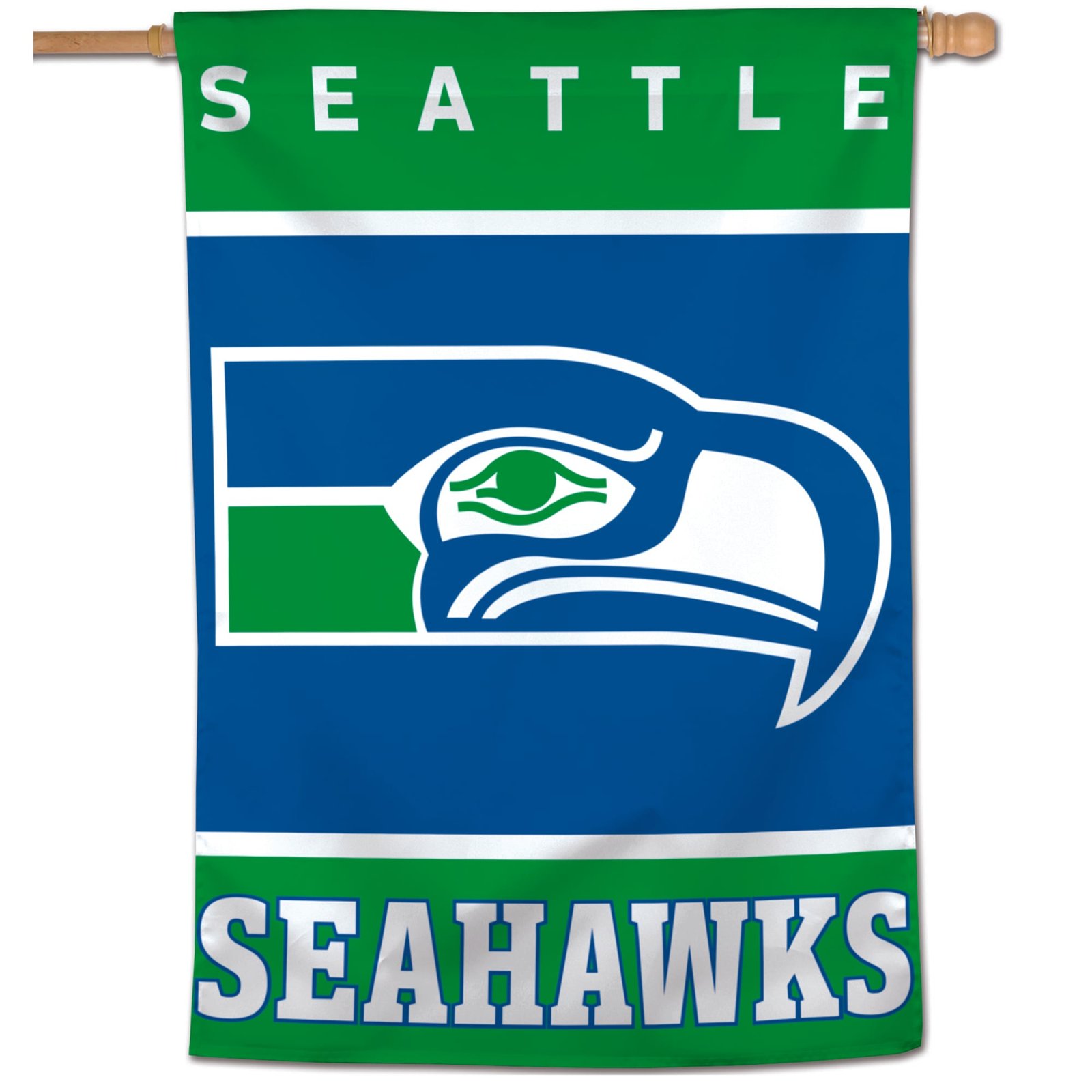 WinCraft Seattle Seahawks 28″ x 40″ Retro Single-Sided Vertical Banner