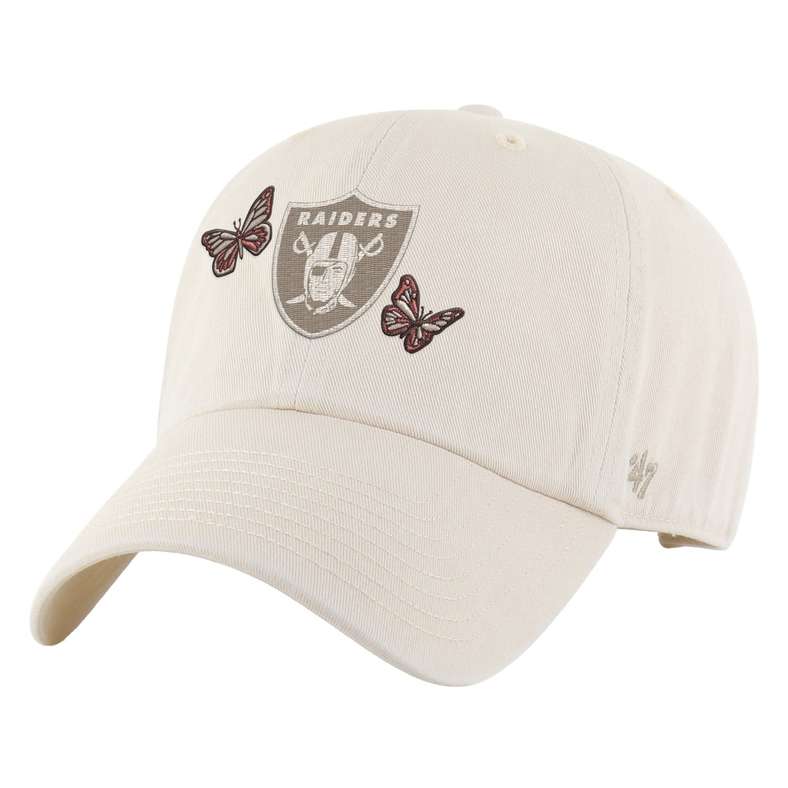 Women’s ’47 Natural Las Vegas Raiders Icon Clean Up Adjustable Hat