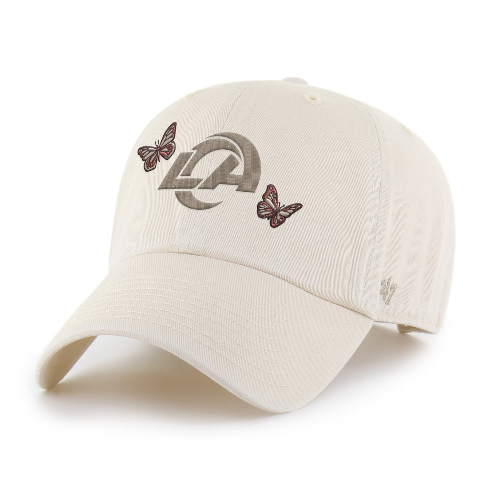 Women’s ’47 Natural Los Angeles Rams Icon Clean Up Adjustable Hat