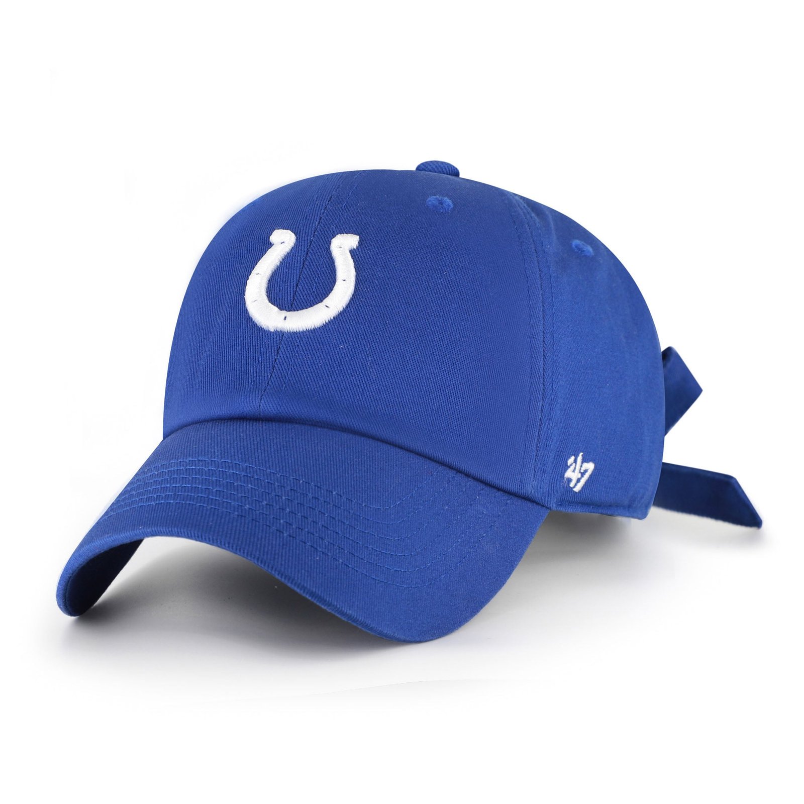 Women’s ’47 Royal Indianapolis Colts Bow Back Clean Up Adjustable Hat