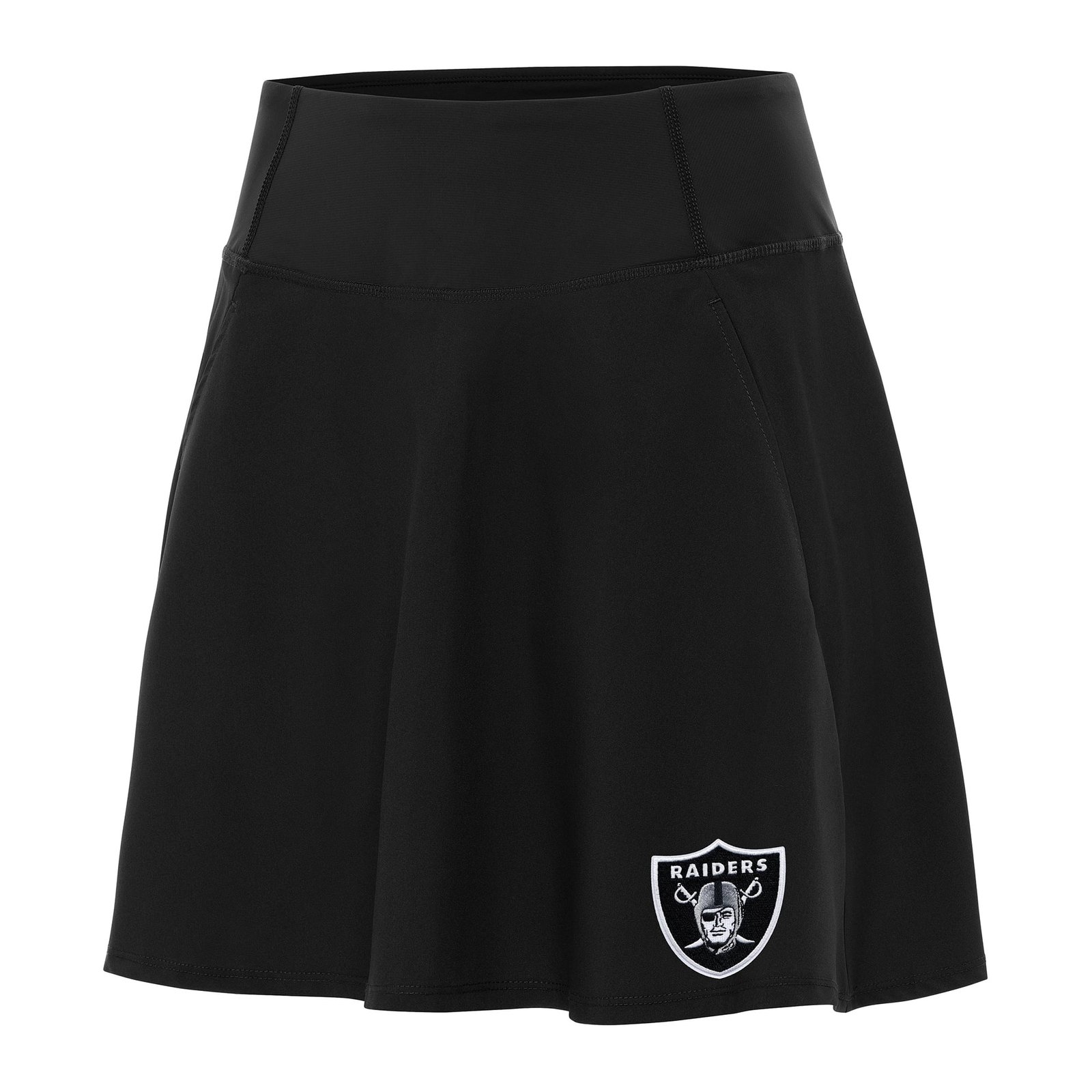 Women’s Antigua Black Las Vegas Raiders Chip Skort