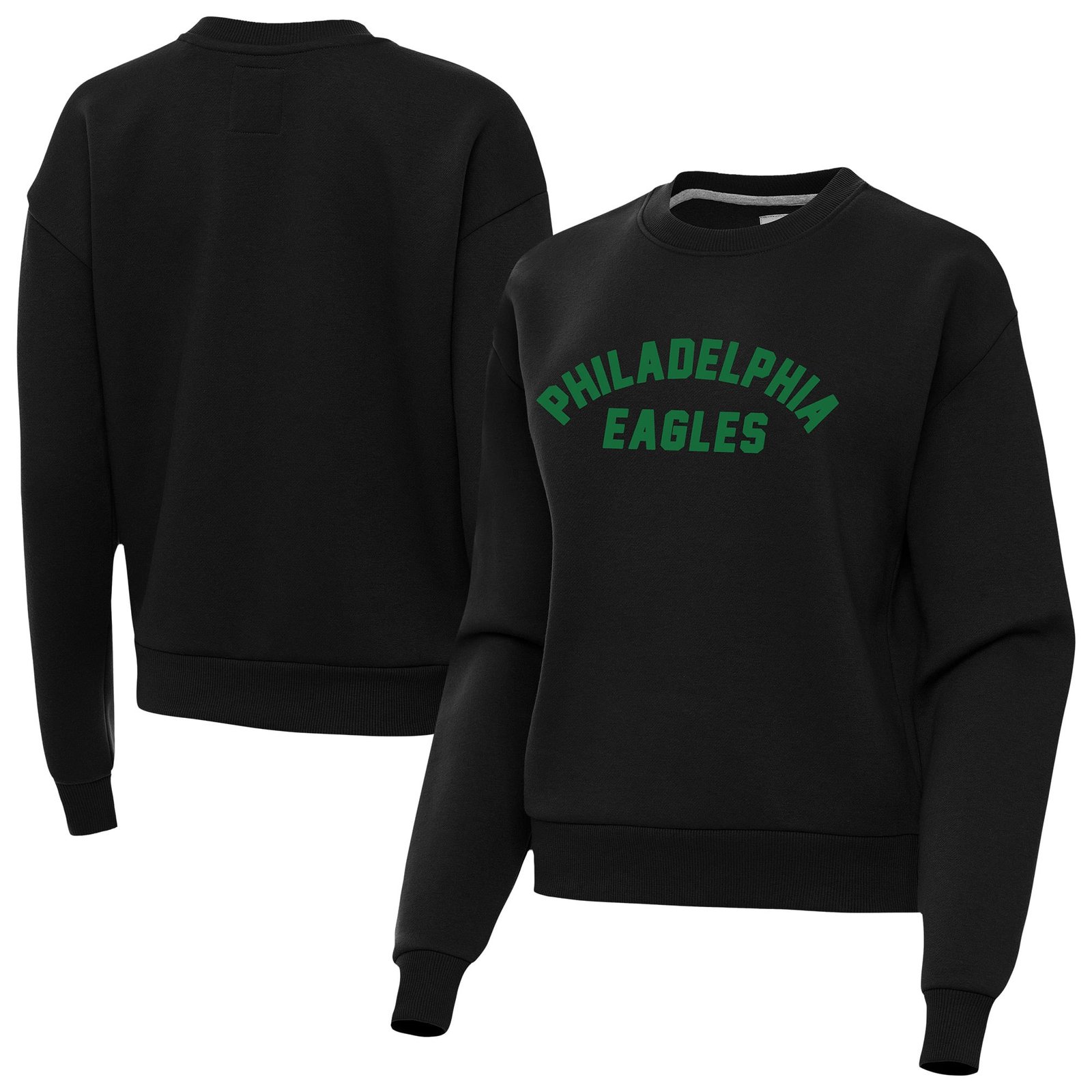 Women’s Antigua Black Philadelphia Eagles Victory Sweatshirt