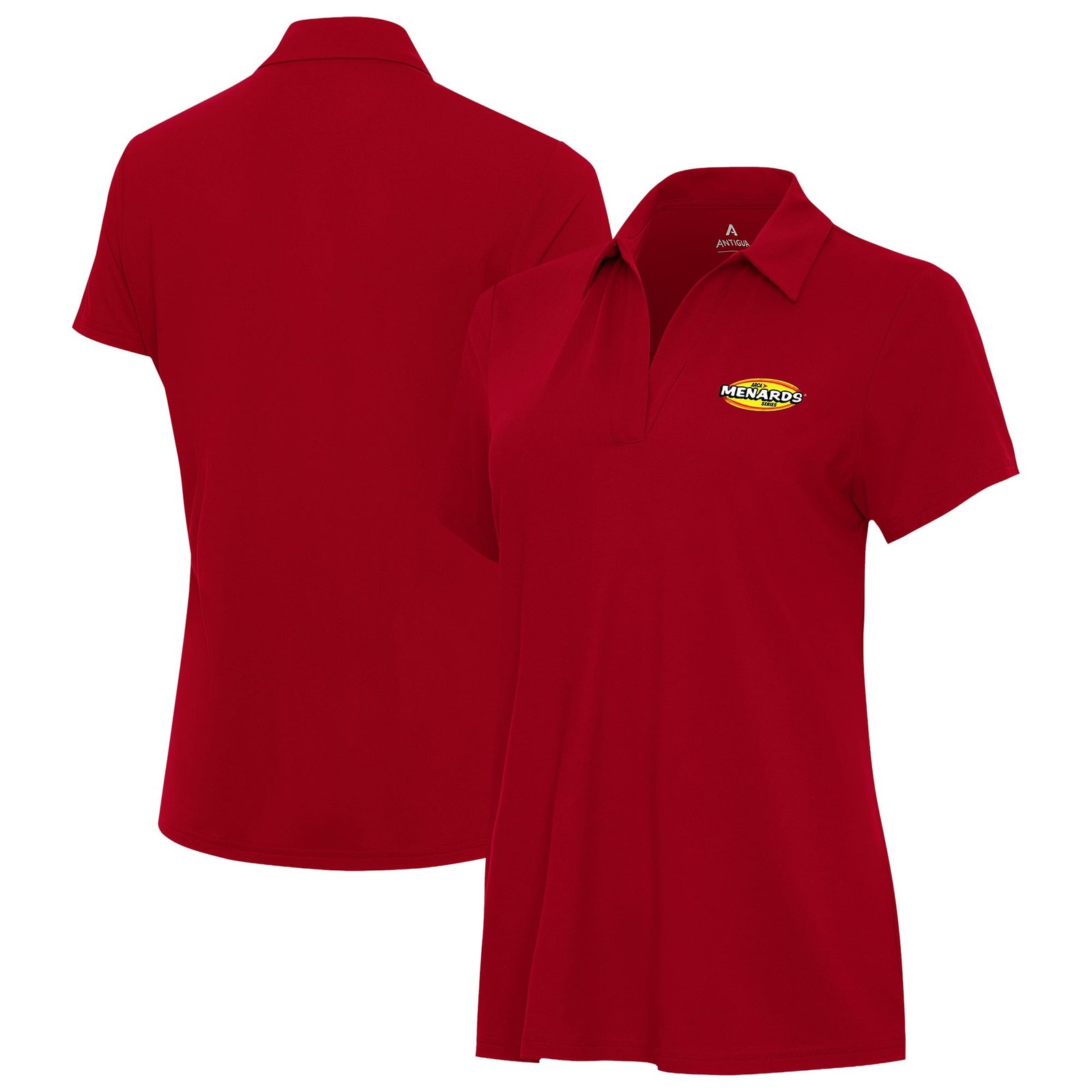 Women’s Antigua Red ARCA Menards Series Era Polo