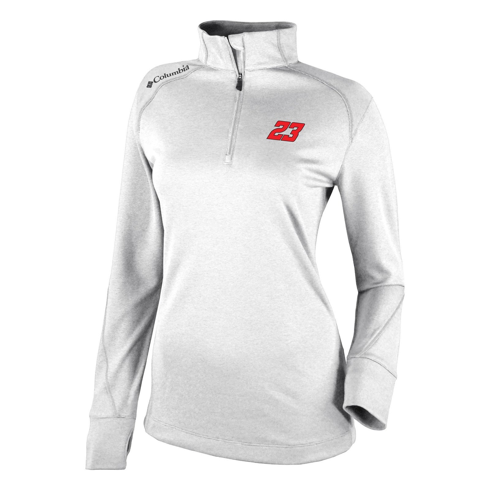 Women’s Columbia White Bubba Wallace Omni-Wick Shotgun 2.0 Quarter-Zip Pullover Women’s Columbia White Bubba Wallace Omni-Wick Shotgun 2.0 Quarter-Zip Pullover