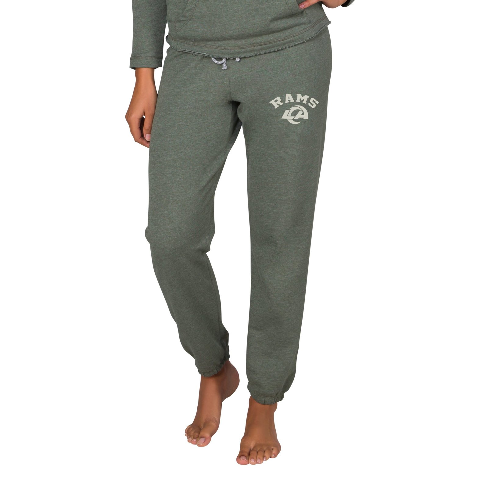 Women’s Concepts Sport Green Los Angeles Rams Mainstream French Terry Tri-Blend Pants