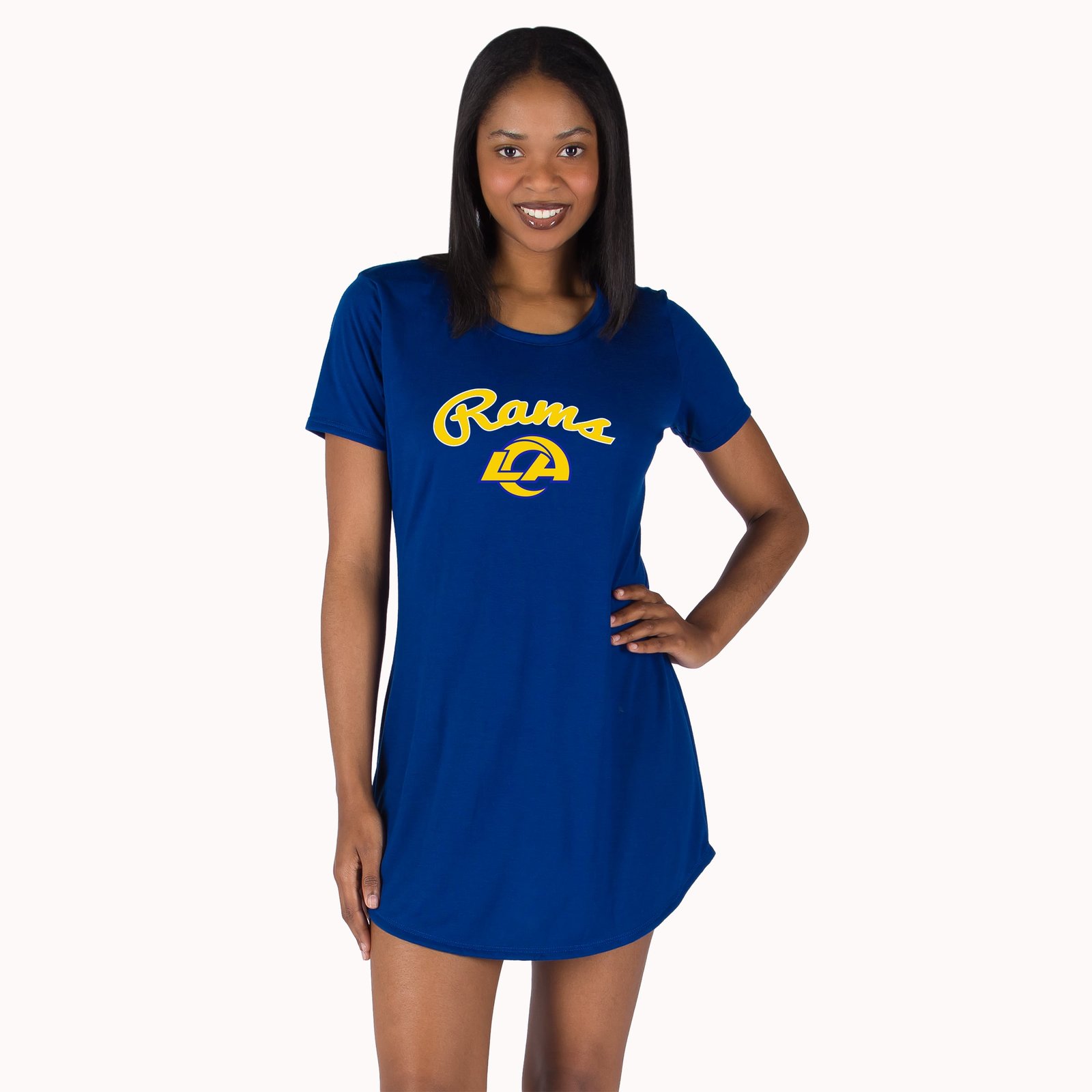 Women’s Concepts Sport Royal Los Angeles Rams Marathon Knit Nightshirt