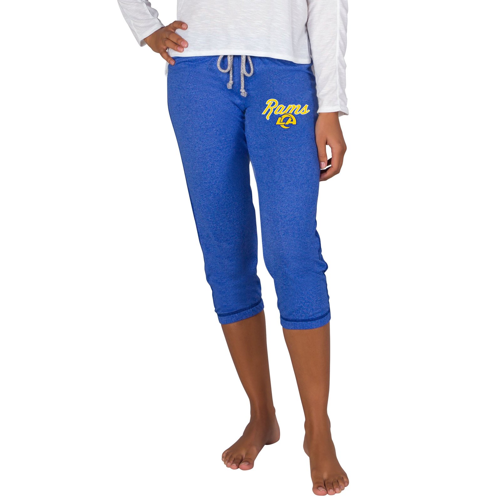 Women’s Concepts Sport Royal Los Angeles Rams Quest Knit Capri Pants