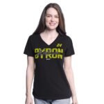 Women’s G-III 4Her by Carl Banks Black William Byron Batter Up V-Neck T-Shirt