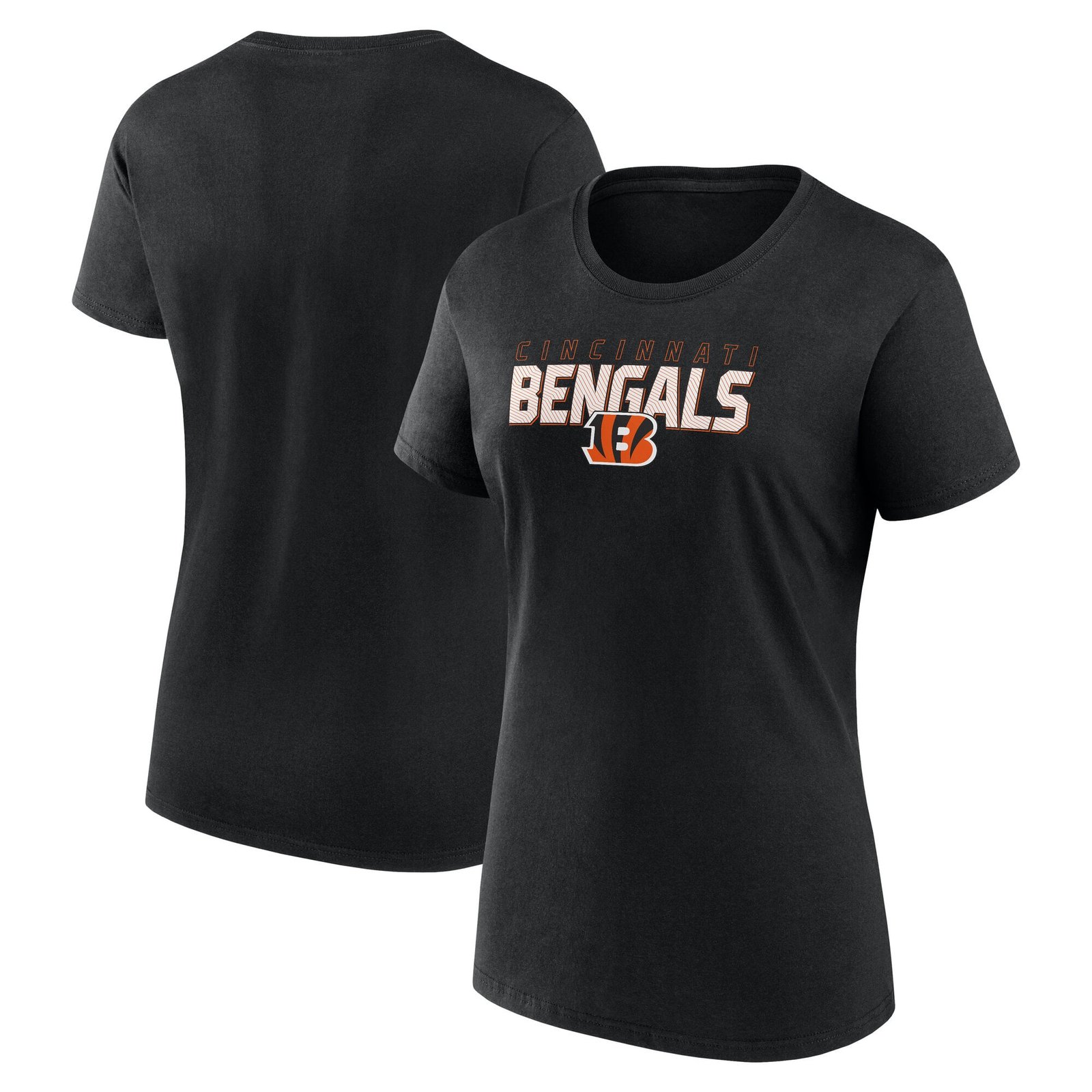 Women’s Logo Athletic Black Cincinnati Bengals Lean T-Shirt