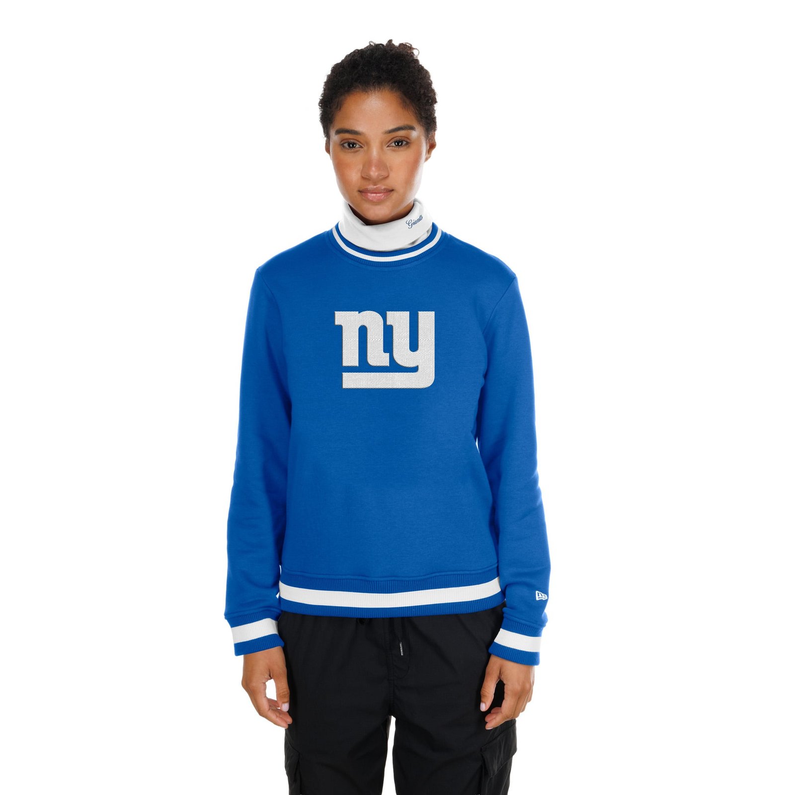 Women’s New Era Blue New York Giants Sport Classics Turtleneck