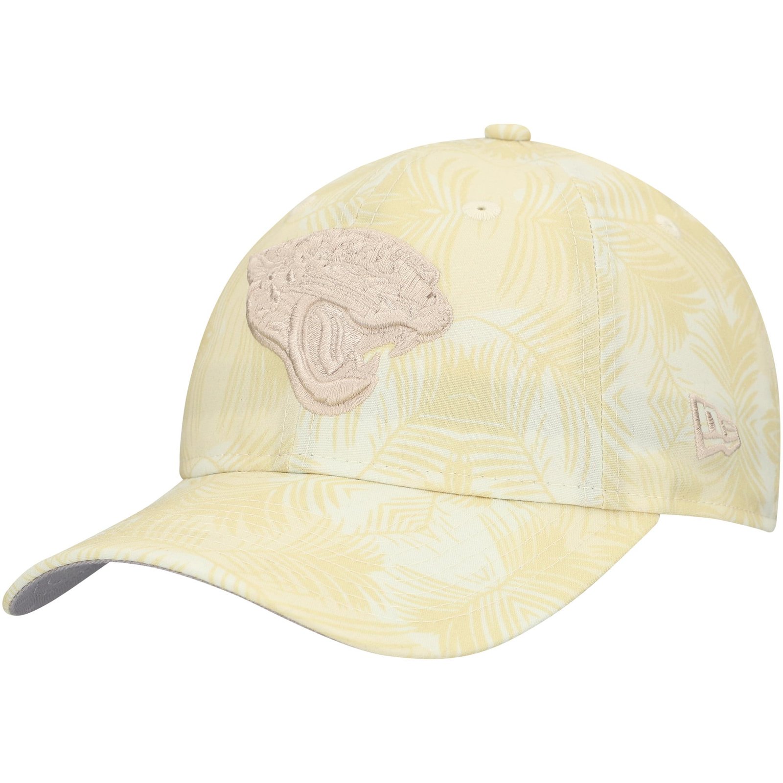 Women’s New Era Cream Jacksonville Jaguars Frond 9TWENTY Adjustable Hat