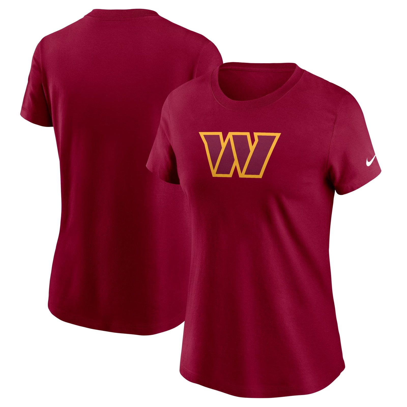 Women’s Nike Burgundy Washington Commanders Primary Logo T-Shirt