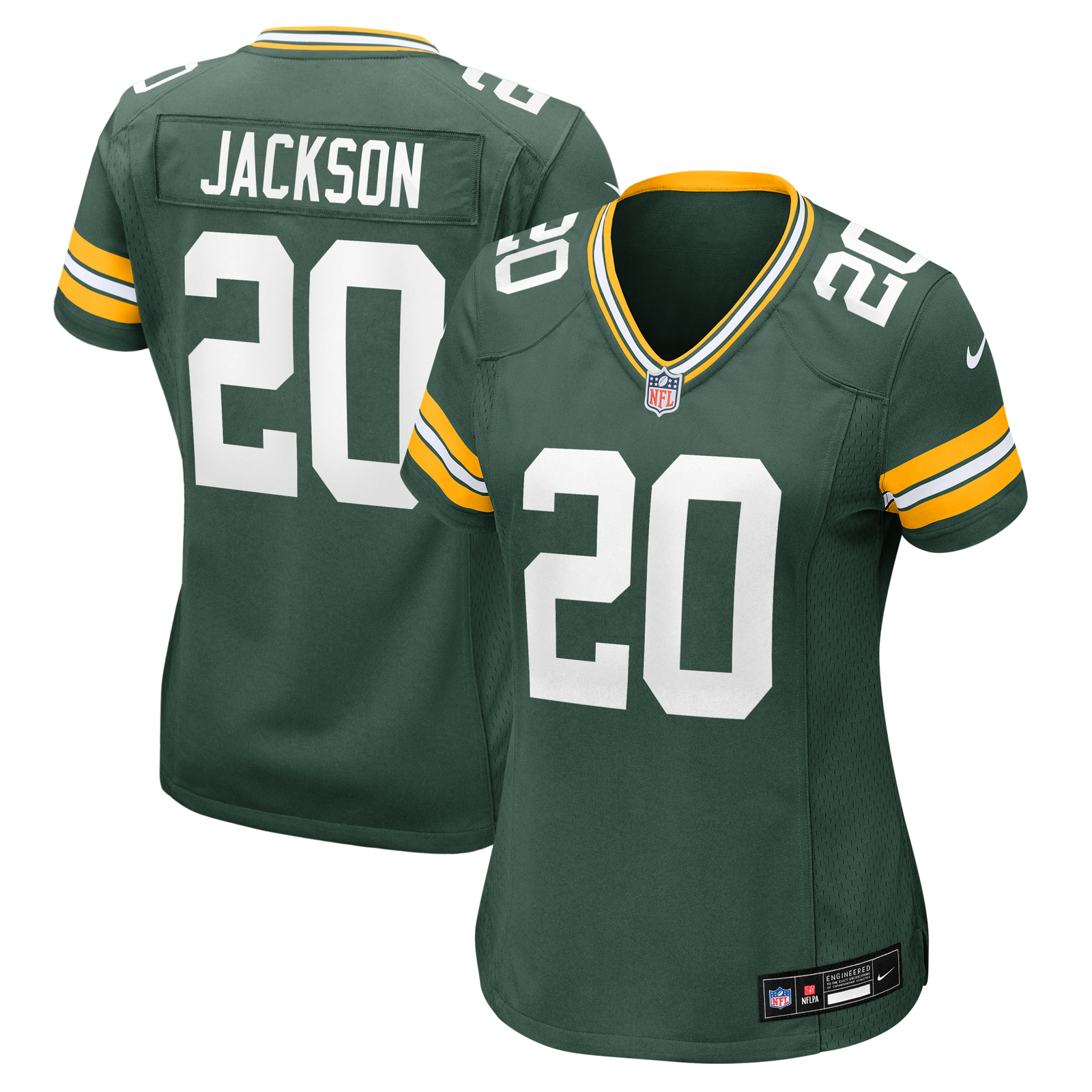 Women’s Nike Domani Jackson Green Green Bay Packers Team Game Jersey