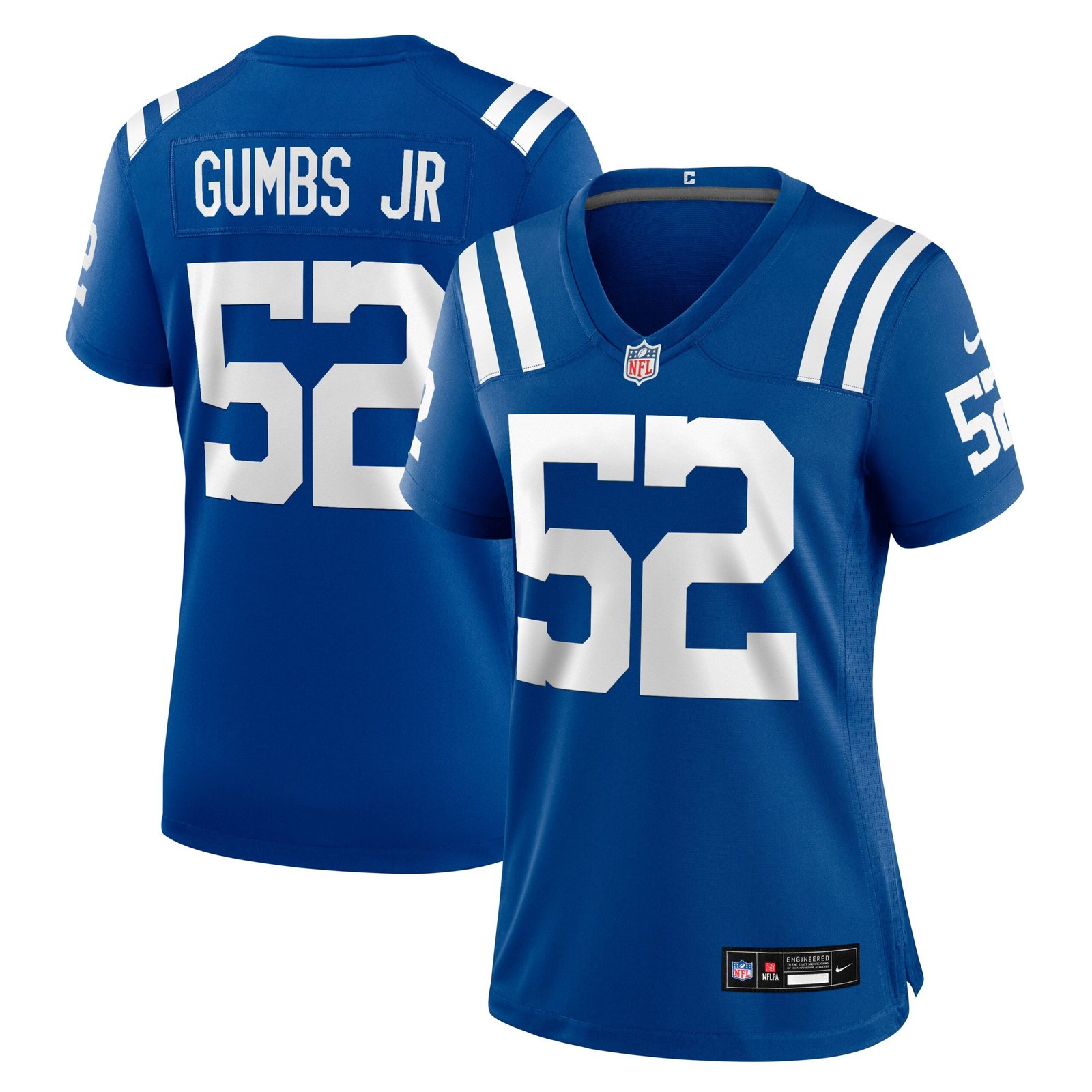 Women’s Nike George Gumbs Jr. Royal Indianapolis Colts Team Game Jersey