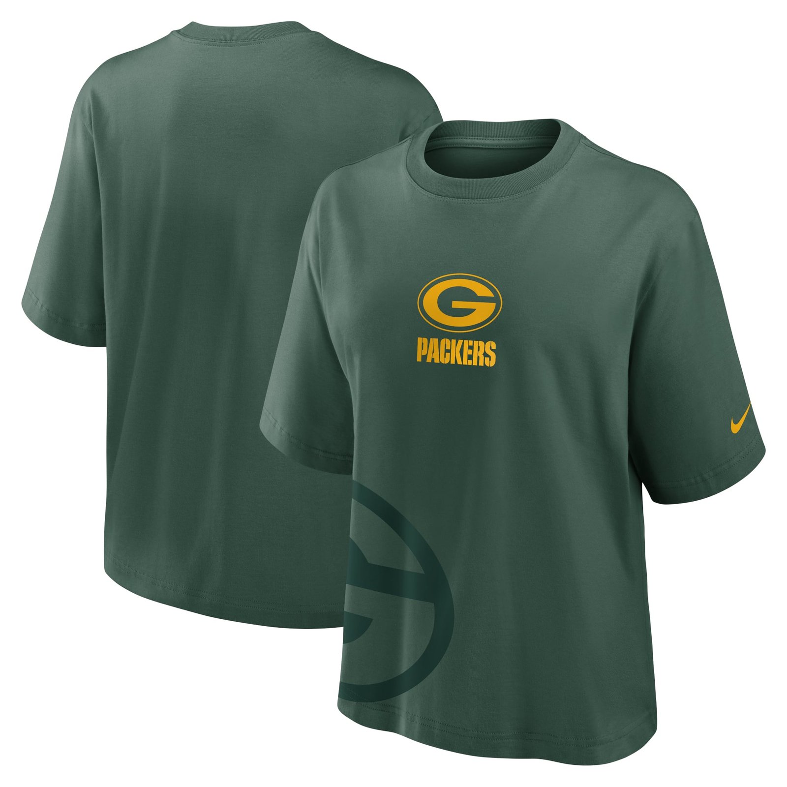 Women’s Nike Green Green Bay Packers Boxy T-Shirt