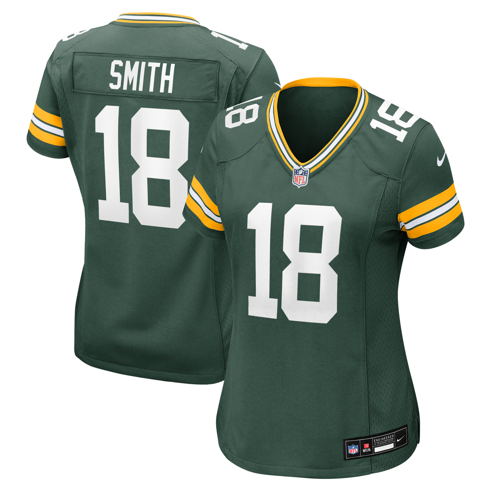 Women’s Nike Jonnu Smith Green Green Bay Packers Team Game Jersey