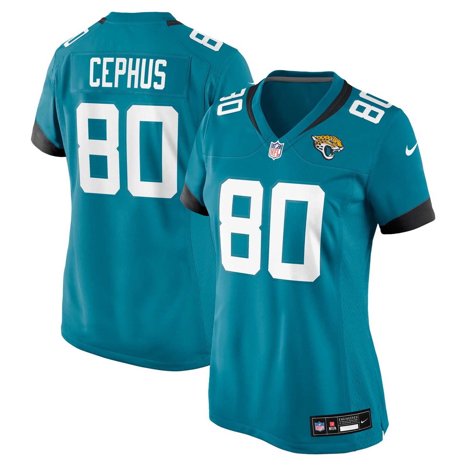 Women’s Nike Joshua Cephus Teal Jacksonville Jaguars Team Game Jersey