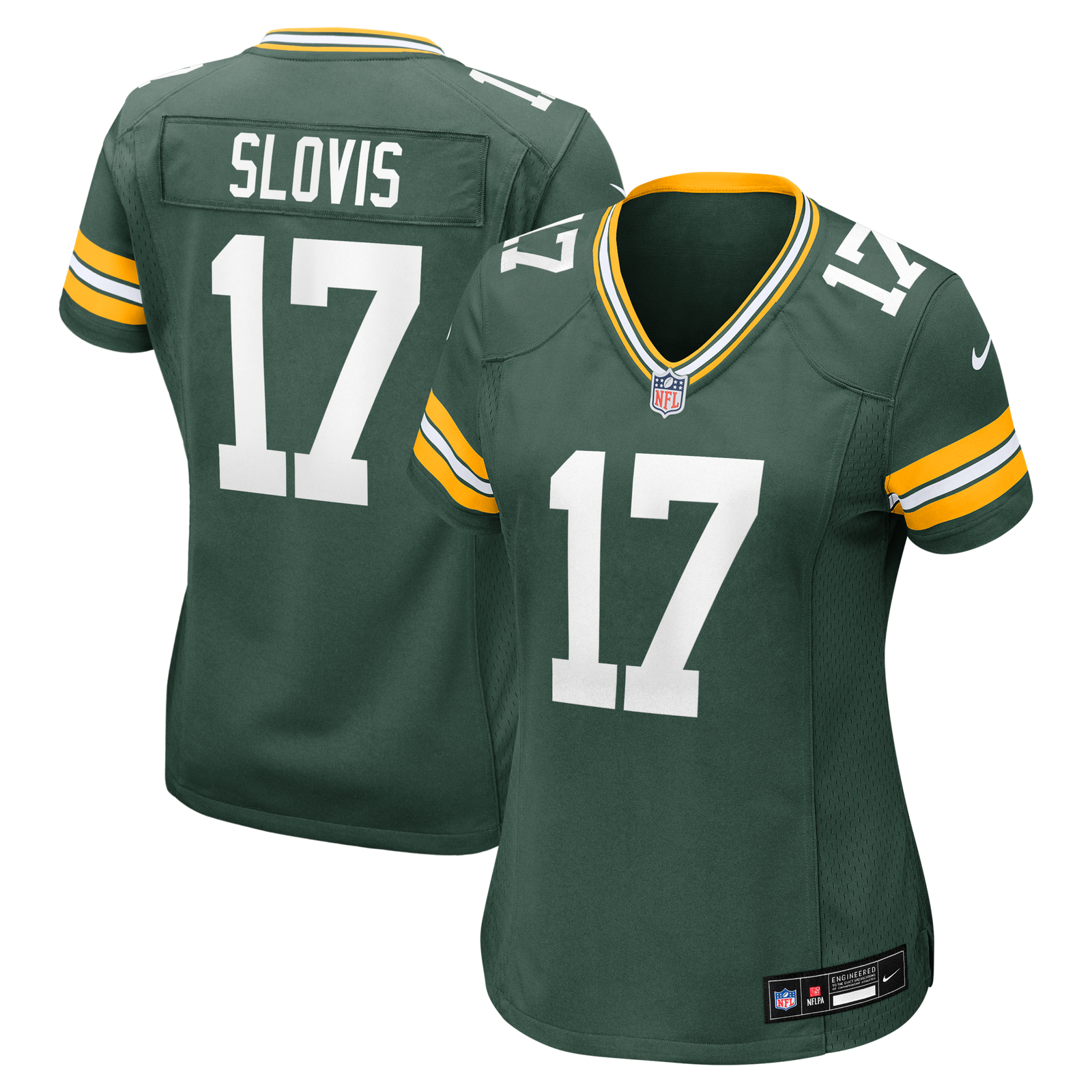 Women’s Nike Kedon Slovis Green Green Bay Packers Team Game Jersey