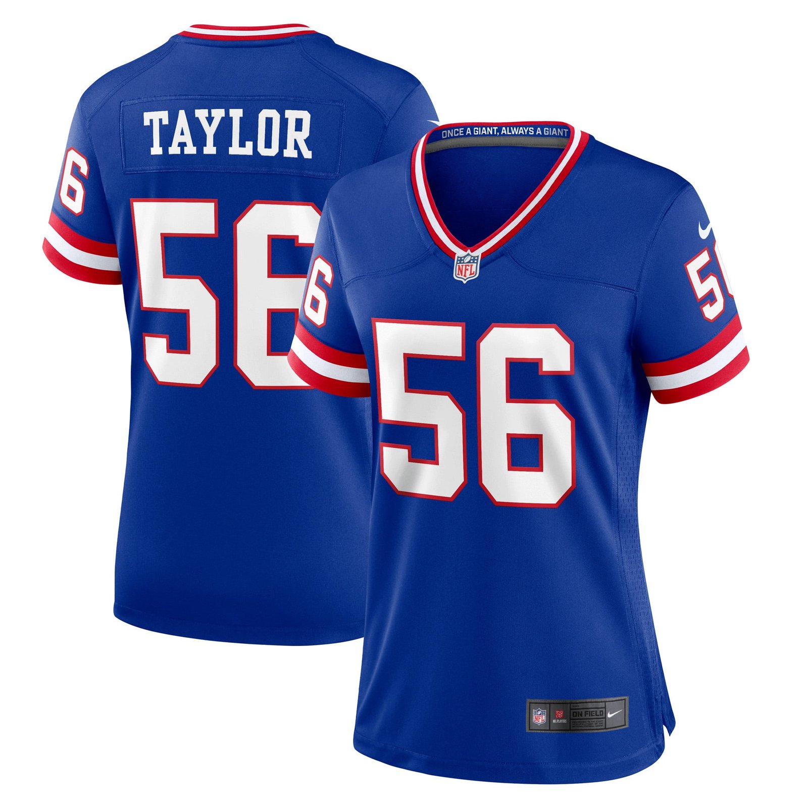 Women’s Nike Lawrence Taylor Royal New York Giants Classic Retired Player Game Jersey
