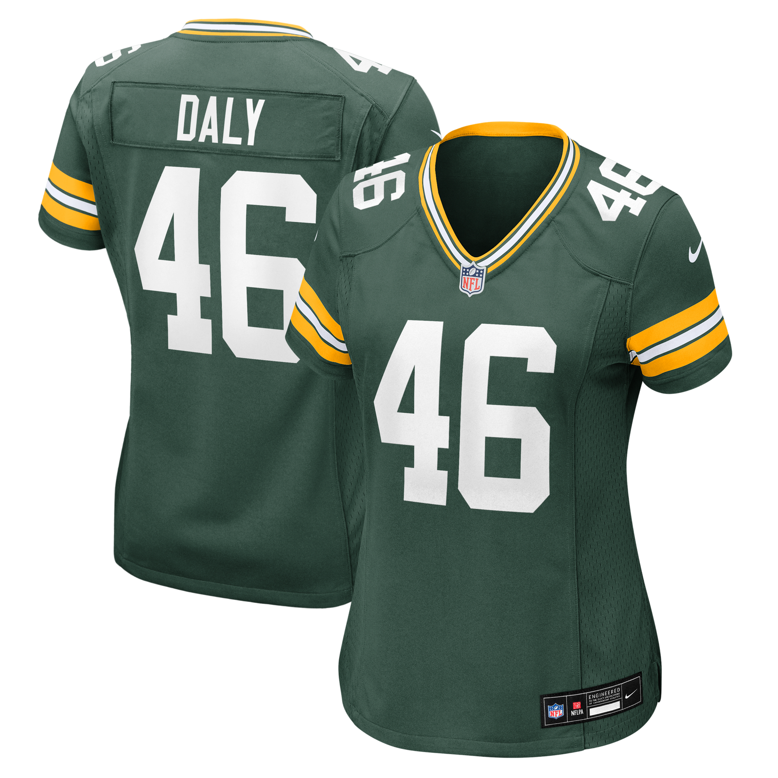 Women’s Nike Scott Daly Green Green Bay Packers Team Game Jersey