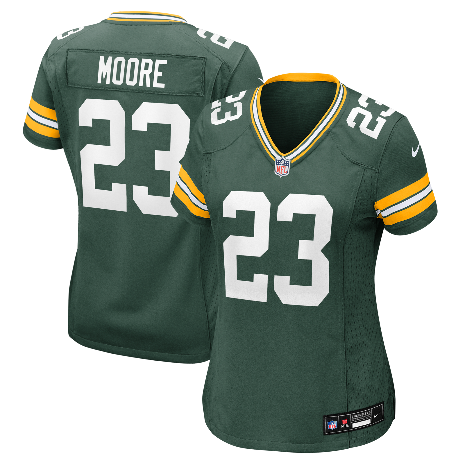 Women’s Nike Skyy Moore Green Green Bay Packers Team Game Jersey