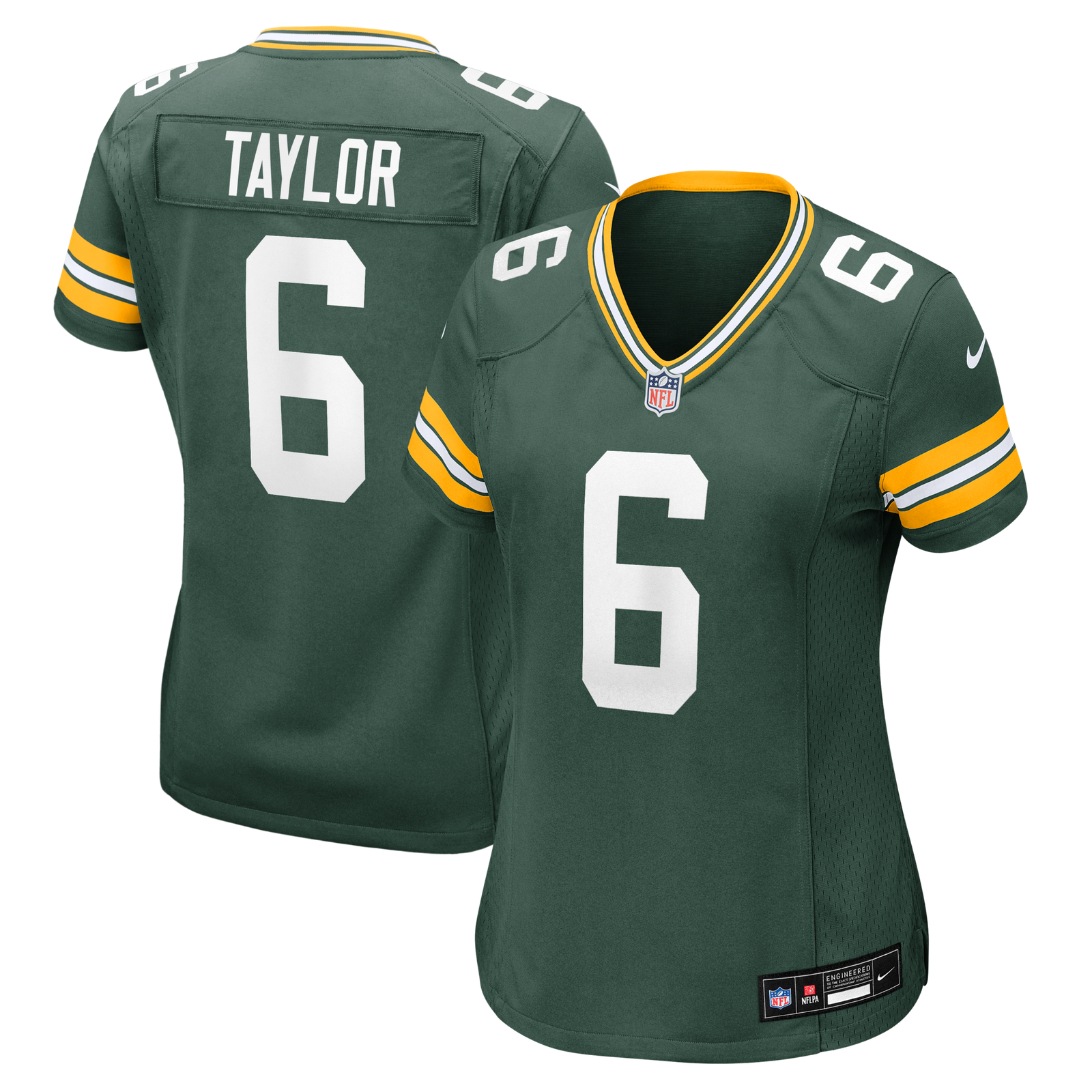 Women’s Nike Tyrod Taylor Green Green Bay Packers Team Game Jersey