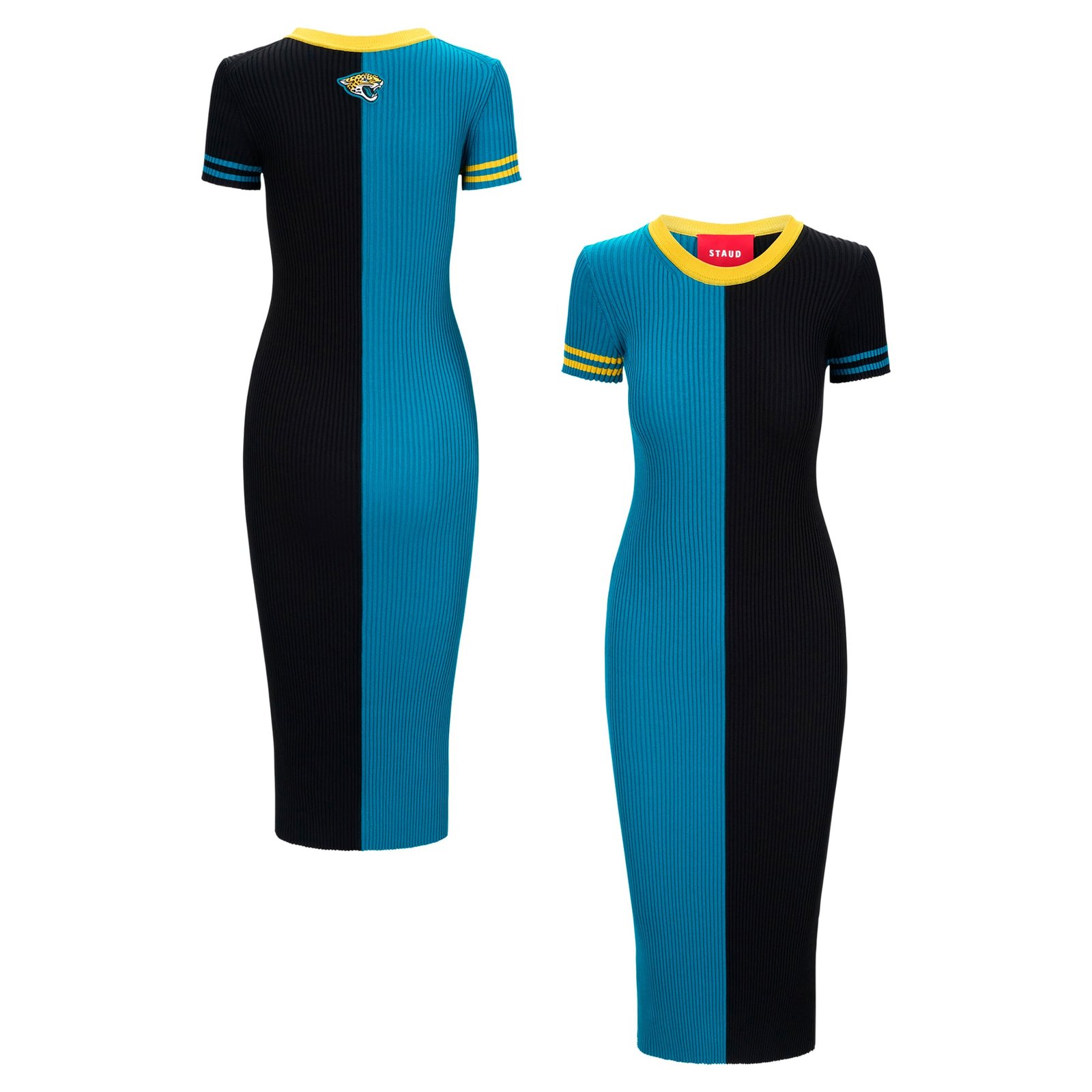 Women’s STAUD Teal/Black Jacksonville Jaguars Colleen Dress