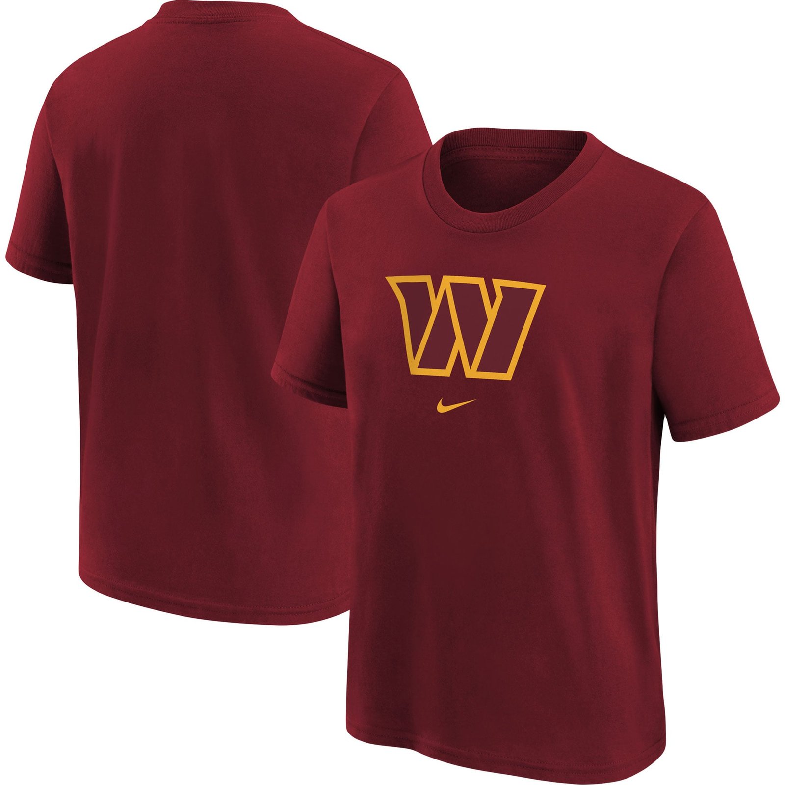 Youth Nike Burgundy Washington Commanders Logo T-Shirt Youth Nike Burgundy Washington Commanders Logo T-Shirt