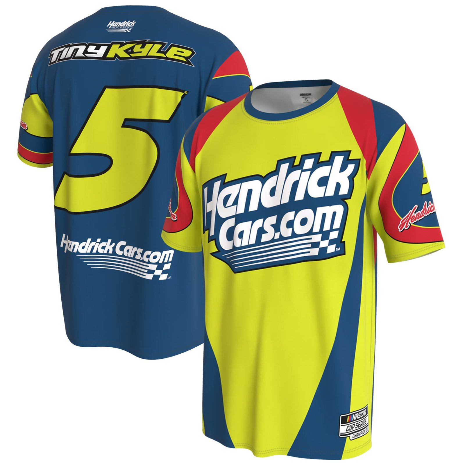 Youth ProSphere Yellow Kyle Larson Hendrick’s Tribute T-Shirt