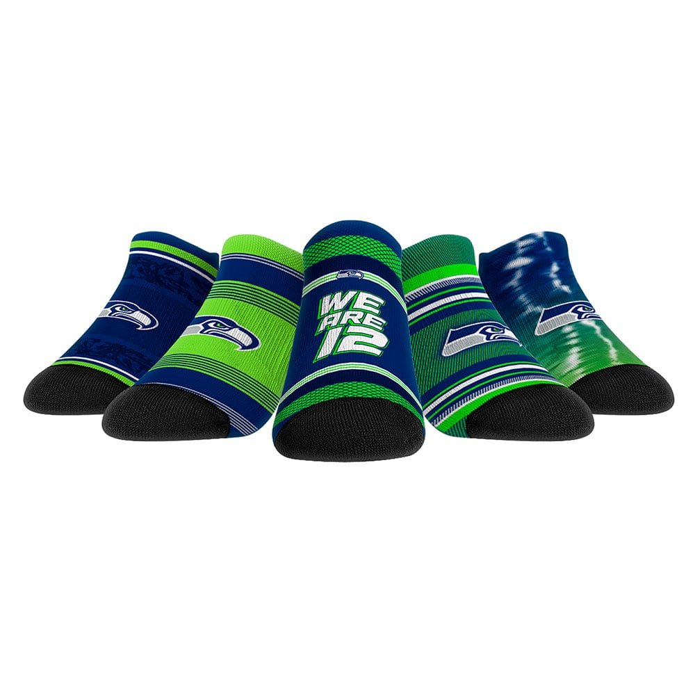 Youth Rock Em Seattle Seahawks Super Fan Five-Pack Low-Cut Socks Set