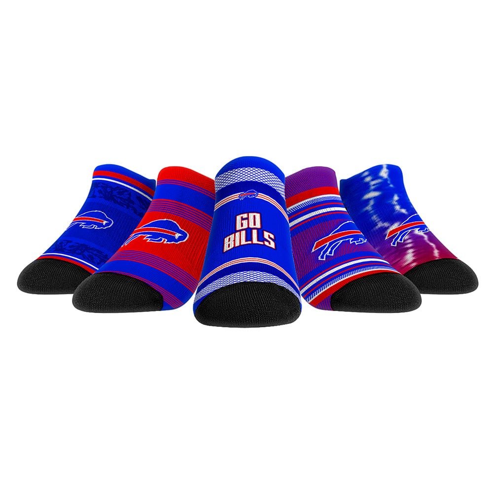 Youth Rock Em Socks Buffalo Bills Super Fan Five-Pack Low-Cut Socks Set