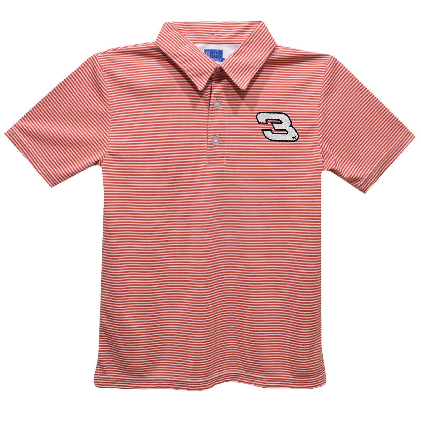 Youth Vive La Fete Red Richard Childress Racing Stripe Polo